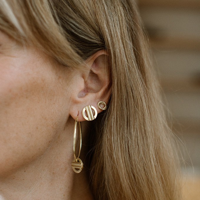 You Are Loved oorstekers - verguld goud from Nowa