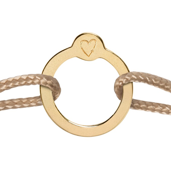 Recycled with Love - 14KT goud - beige from Nowa