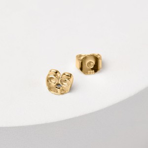 Solid as a Block oorstekers - 14KT goud from Nowa