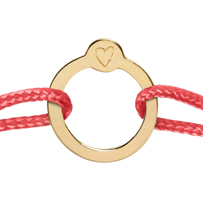 Recycled with Love - 14KT goud - koraal rood from Nowa