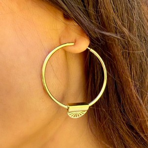 Eternal Sunshine oorbellen goud groot from Nowa