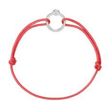 Recycled with Love - zilver - koraal rood via Nowa