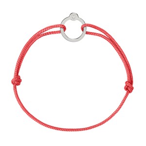 Recycled with Love - zilver - koraal rood from Nowa