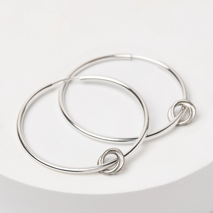 Together as One oorbellen zilver groot from Nowa