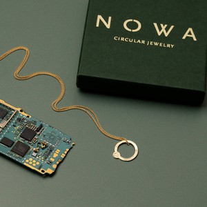 Recycled With Love ketting goud from Nowa