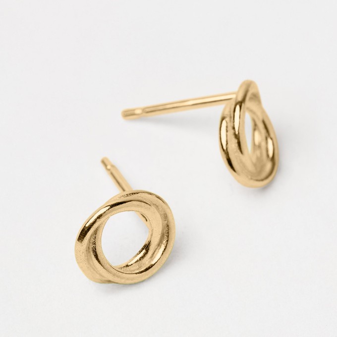 Together as One oorstekers - verguld goud from Nowa