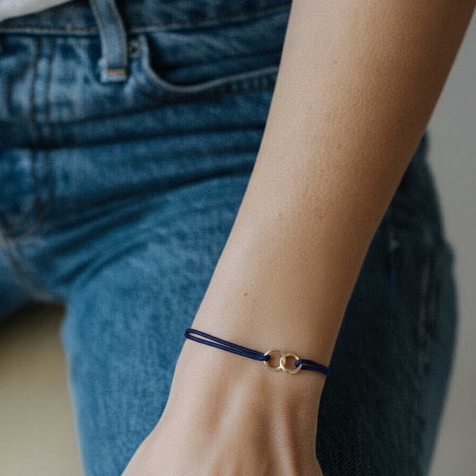 No Waste - 14KT goud - Navy from Nowa