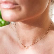 Eternal Connection ketting goud small van Nowa