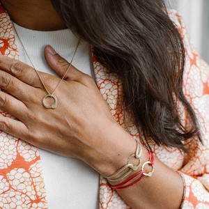 Recycled With Love ketting goud from Nowa