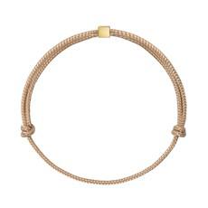 Solid as a Block - 14KT goud - beige via Nowa