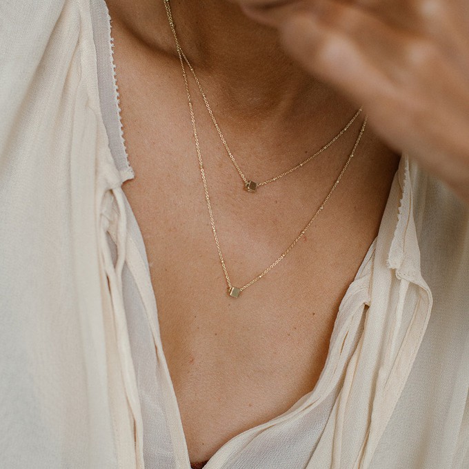 Solid as a Block ketting goud from Nowa