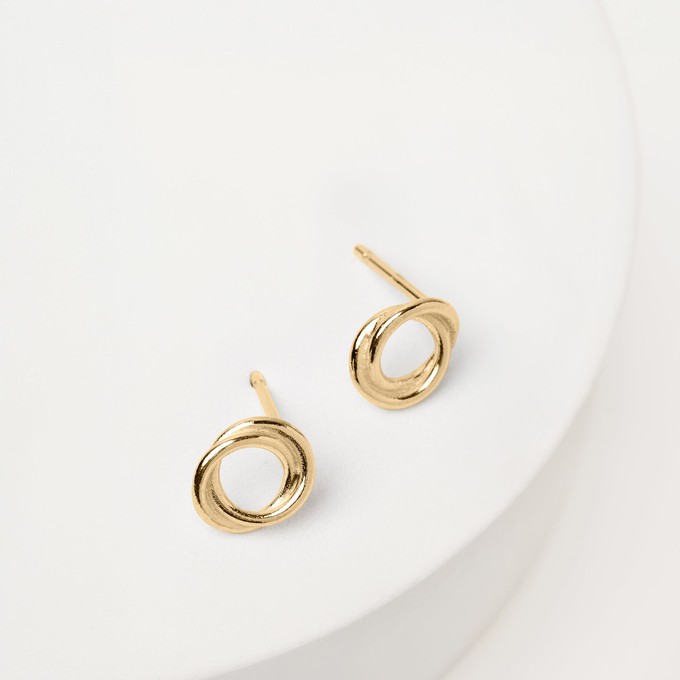 Together as One oorstekers - verguld goud from Nowa