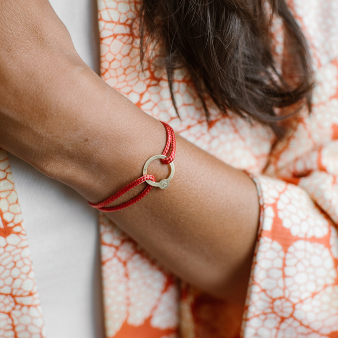 Recycled with Love - 14KT goud - koraal rood from Nowa