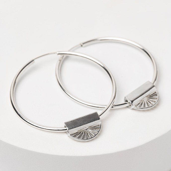 Eternal Sunshine oorbellen zilver groot from Nowa