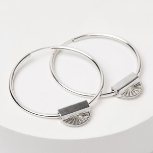 Eternal Sunshine oorbellen zilver groot from Nowa