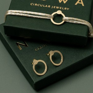 Recycled With Love oorbellen goud from Nowa