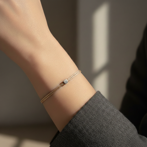 Solid as a Block - zilver - beige from Nowa