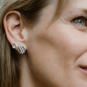 Together as One oorstekers - zilver from Nowa