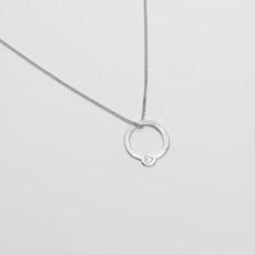 Recycled With Love ketting zilver via Nowa