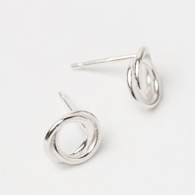 Together as One oorstekers - zilver from Nowa