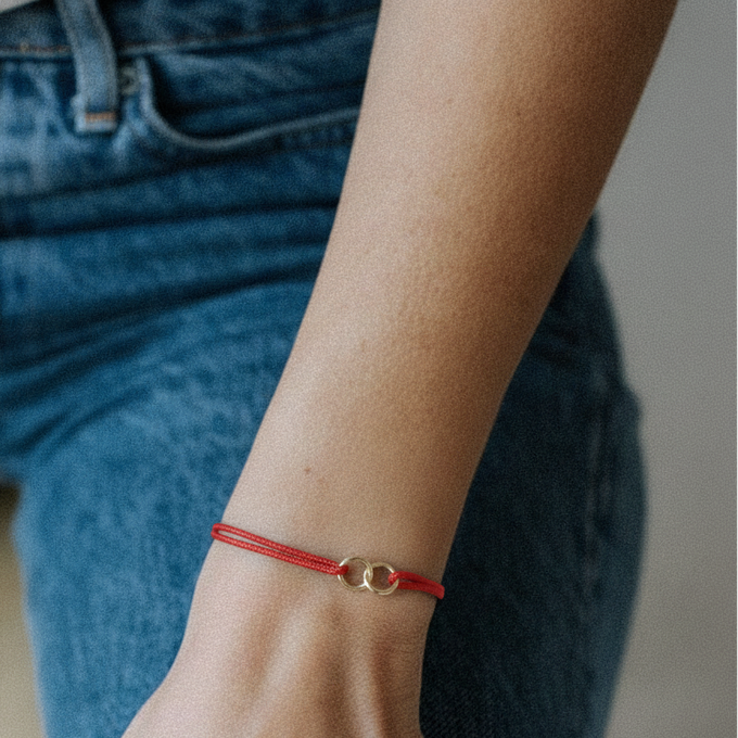 No Waste - verguld goud - koraal rood from Nowa