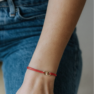 No Waste - verguld goud - koraal rood from Nowa