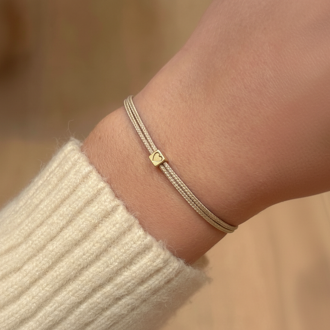 Always in My Heart - verguld goud - beige from Nowa