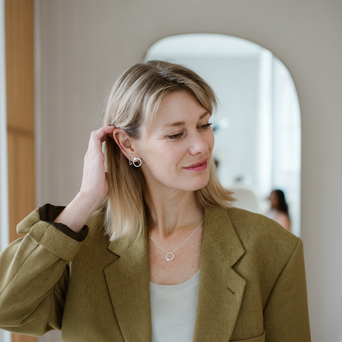 Recycled With Love ketting zilver from Nowa