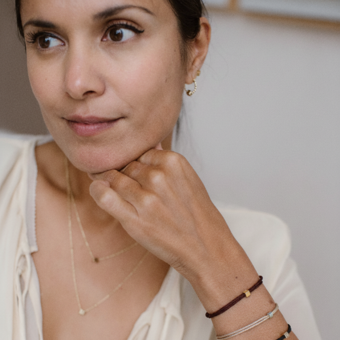 Solid as a Block - zilver - beige from Nowa