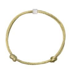 Solid as a Block armband zilver ~ lime via Nowa
