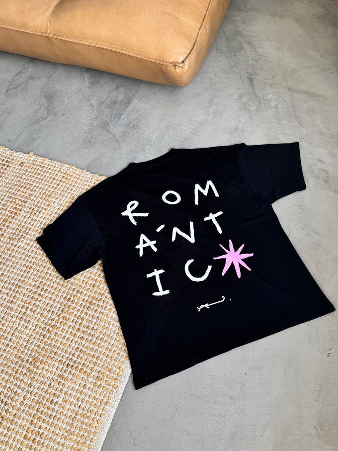 Romantic T-shirt black from NWHR