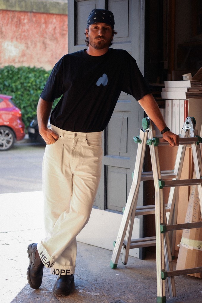 Hope Heals pleated trousers from NWHR