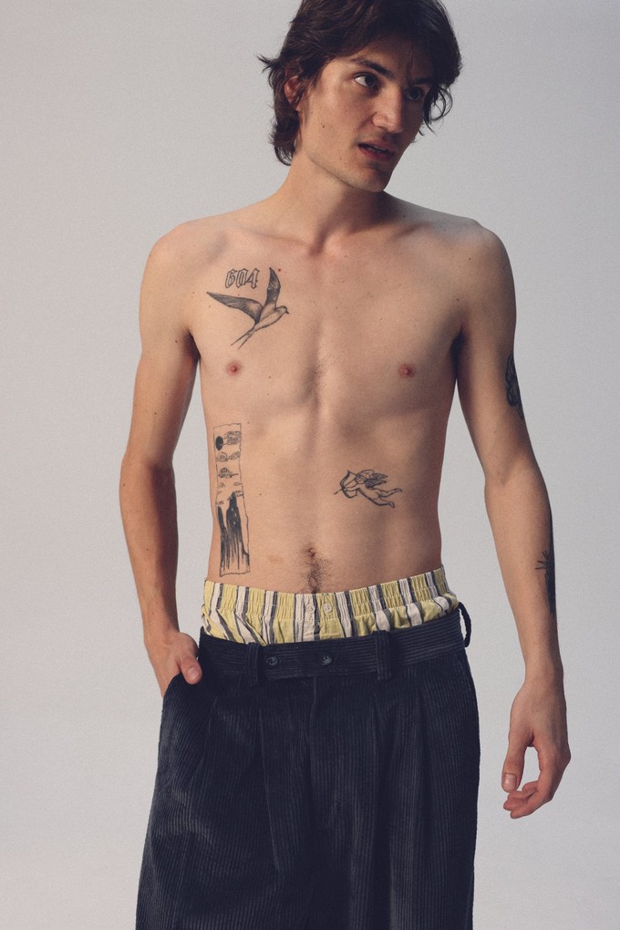 Blue Corduroy Trousers from NWHR