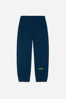 Soft navy trousers via NWHR
