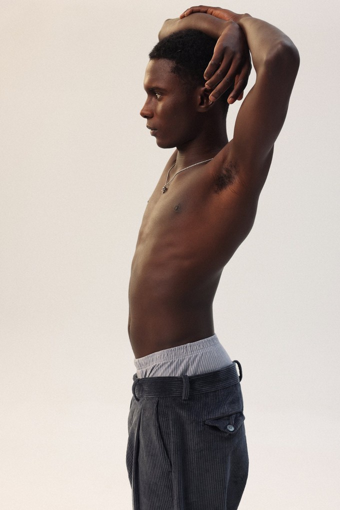 Blue Corduroy Trousers from NWHR