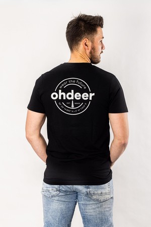 GPS T-Shirt | Deep Black from ohdeer