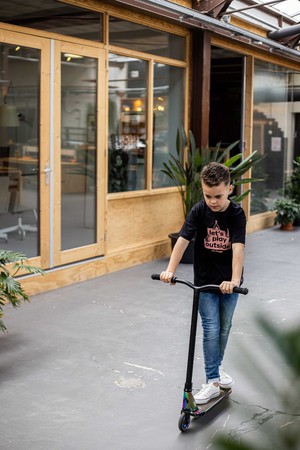 Playground T-Shirt | Deep Black from ohdeer