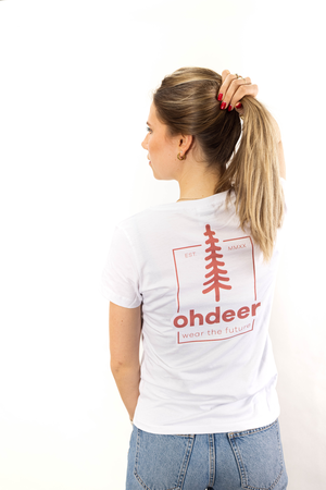 Tree T-Shirt | Clear White from ohdeer