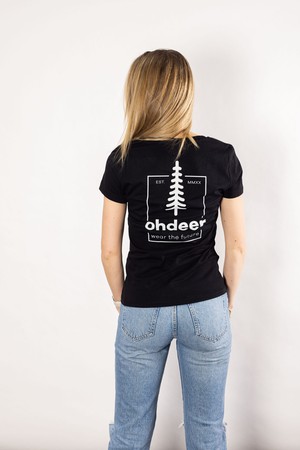 Tree T-Shirt | Deep Black from ohdeer