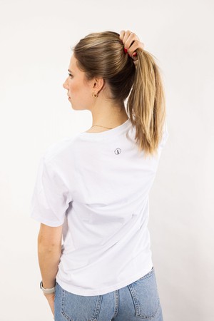 Classic Logo T-Shirt | Clear White from ohdeer