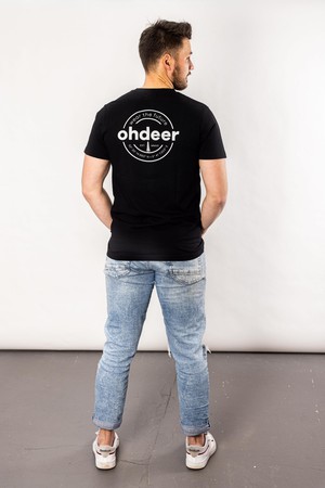 GPS T-Shirt | Deep Black from ohdeer