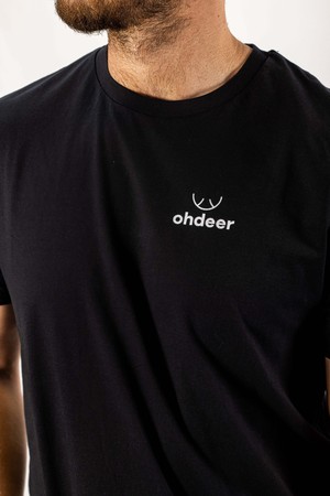 Classic Logo T-Shirt | Deep Black from ohdeer