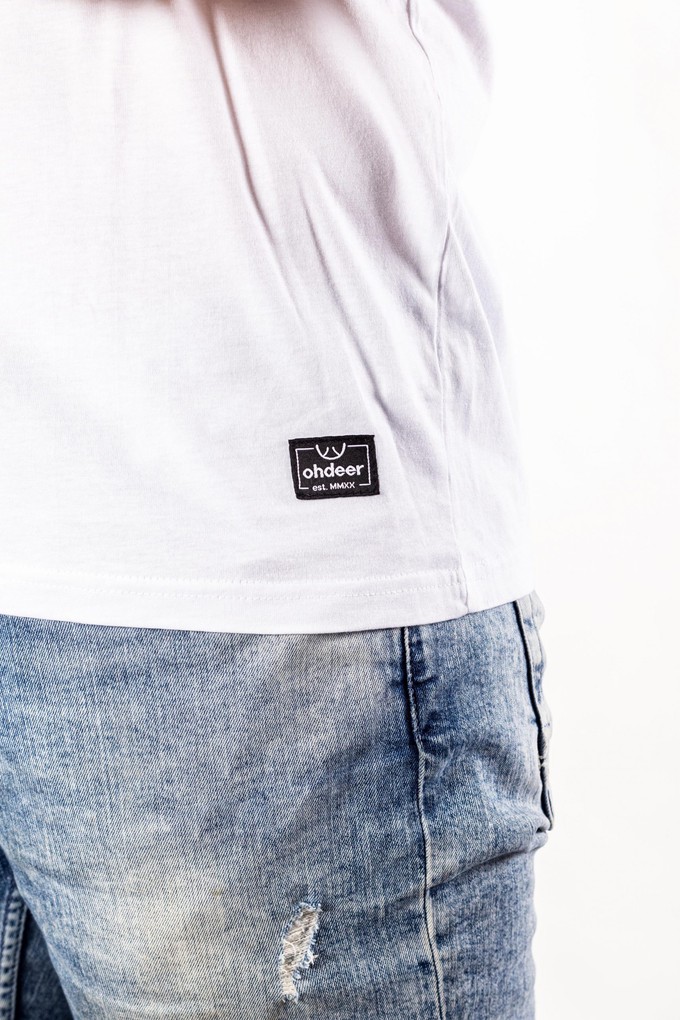 Classic Logo T-Shirt | Clear White from ohdeer