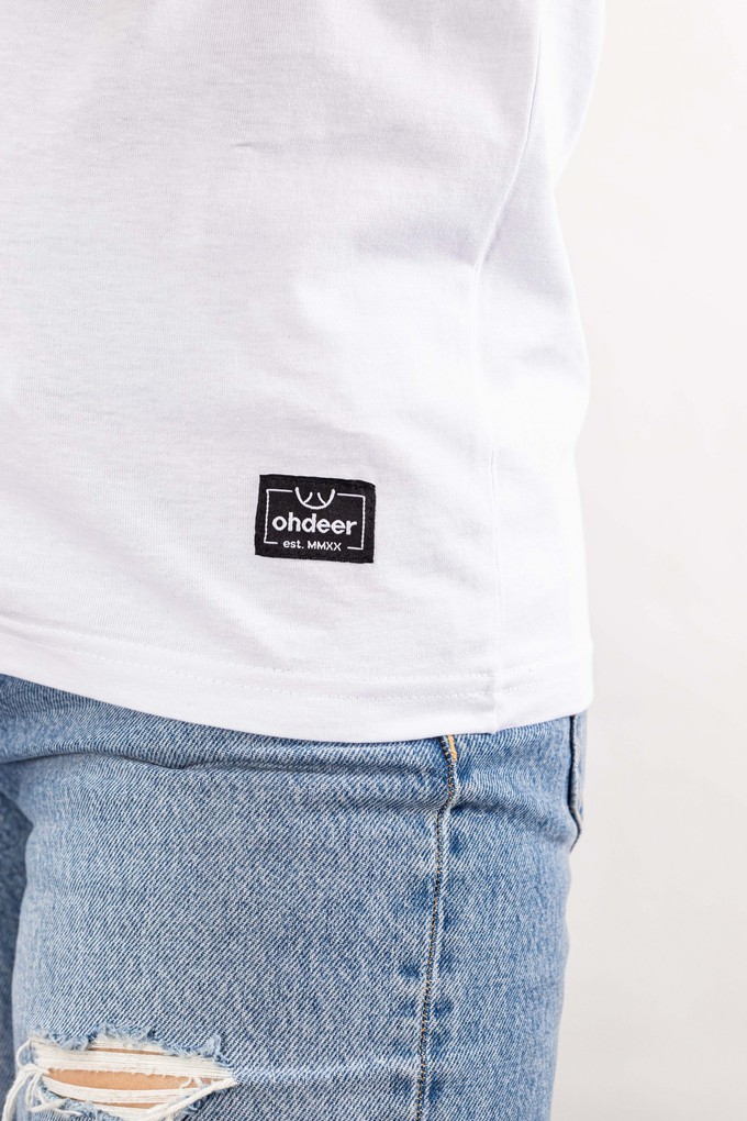 Classic Logo T-Shirt | Clear White from ohdeer