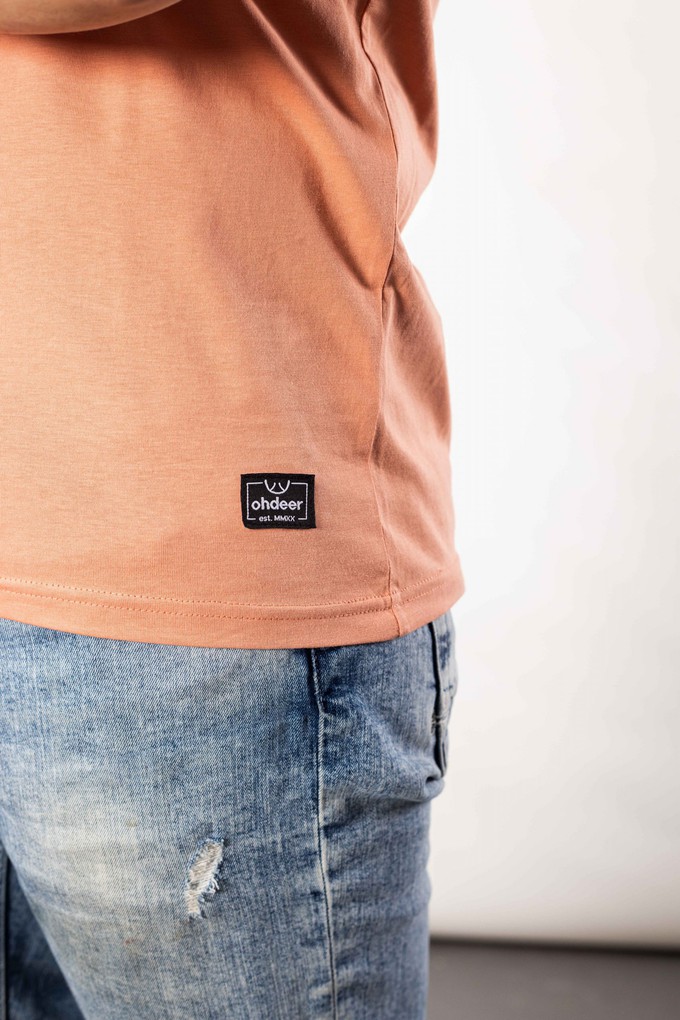 Classic Logo T-Shirt | Rose Clay from ohdeer