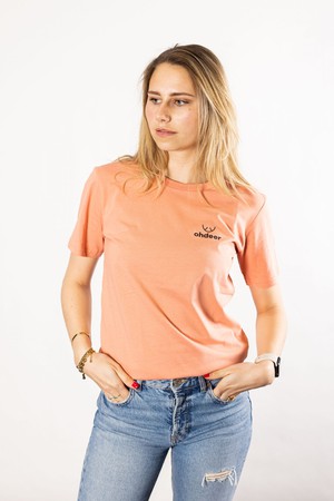 Classic Logo T-Shirt | Rose Clay from ohdeer