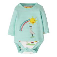 FRUGI 2 in 1 romper en top met regenboog via Olifant en Muis