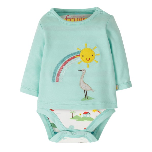 FRUGI 2 in 1 romper en top met regenboog from Olifant en Muis