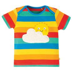 FRUGI Gestreept shirt met zon en wolk via Olifant en Muis