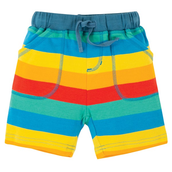 FRUGI Gestreepte short van biokatoen from Olifant en Muis